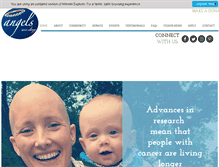 Tablet Screenshot of cancerangelsofsandiego.org